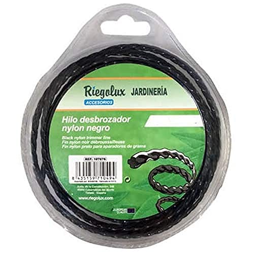 Acessório para corta-relvas RIEBER 107679 RIEGOLUX - Acessórios para aparadores de erva - nylon, 4 mm x 15 m, preto, durável