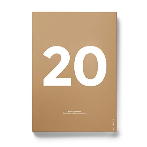 Agenda Semanal 2020 OTTOGONALE (A5 - 14.8x21cm) OCTAGON DESIGN - Calendários, organizadores e planejadores - agenda semanal, 2020, A5, capa maleável, encadernação suíça