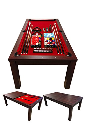 Mesa de Bilhar VULCAN 7ft (Castanho - Aço) grafica ma.ro srl - Jogos de interior - 7ft, castanho, aço, 15 bolas