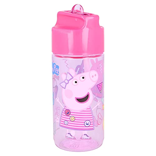 Garrafa para Crianças PEPPA PIG Tritan (430 ml) Stor - Garrafas de água - 430 ml, tritanum, resistente, durável