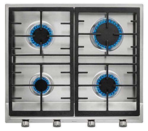 Placa de Gás TEKA EX 60 1 4G AI AL NAT (Gás Butano-Propano - 59.5 cm - Inox) TEKA - Eletrodomésticos de cozinha - butano, propano, inox, aço inoxidável