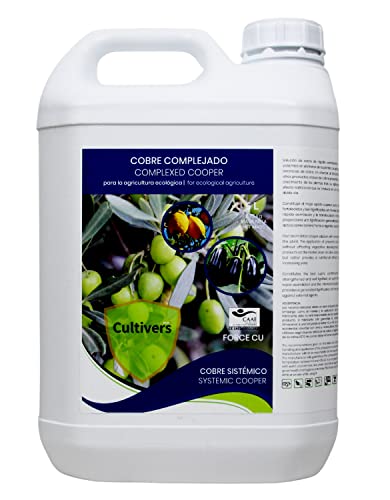 Cultivers Gluconato De Cobre 5L (Recondicionado Como Novo) CULTIVERS - Adubos - gluconato, cobre, 5l, saúde das plantas