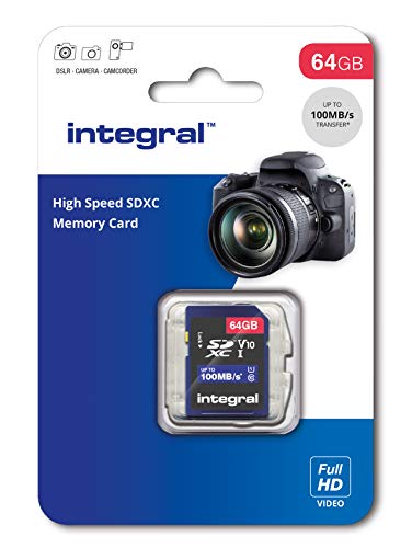 Cartão de Memória SDXC INTEGRAL 64GB Ultra High Speed Class 10 Integral - Cartões de memória flash - 64 gb, Class 10, ultra high speed, SDXC