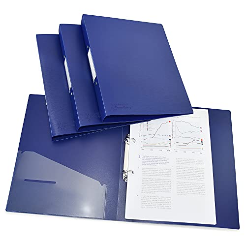 Dossier RAPESCO 1660 (A4 - 2 Argolas - Azul) Rapesco - Pastas Organizadoras - a4, 2 argolas, azul