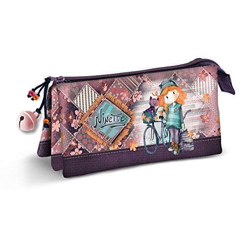 Estojo para Bicicleta FOREVER 3 Bolsas (Multicor) Forever Ninette - Organizadores de mesa - bicicleta, multicor, bolsas