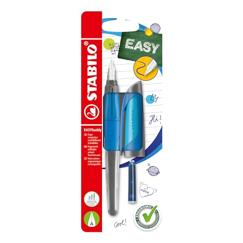 Caneta de Tinta Permanente STABILO EASYbuddy Azul Stabilo - Canetas - tinta permanente, azul