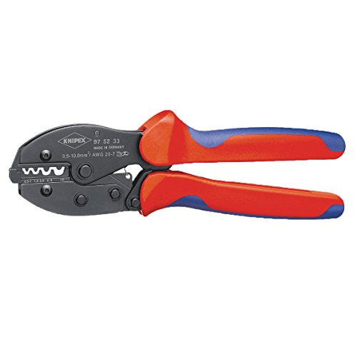 Knipex 97 52 33 alicate Alicates de corte diagonal KNIPEX - Ferramentas para fios e cabos - ferro, 4 cm, 478g, azul vermelho