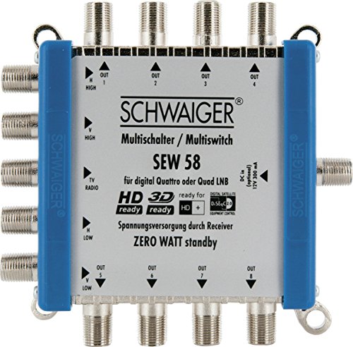 Multiplicador de Sinal SCHWAIGER SEW58 531 SCHWAIGER - Divisores e comutadores de áudio e vídeo - multiplicador, sinal, schwaiger, sew58