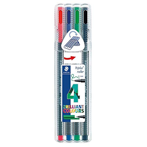 Staedtler 403 SB4 caneta de tinta permanente Preto, Azul, Verde, Vermelho, Amarelo 1 peça(s) Staedtler - Canetas - preto, azul, verde, vermelho, amarelo