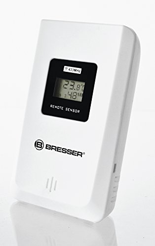 Sensor de temperatura e humidade BRESSER 7001800A000 Bresser - Previsores do tempo e estações - sem fios, indicador LED, pilhas incluídas, 3 V