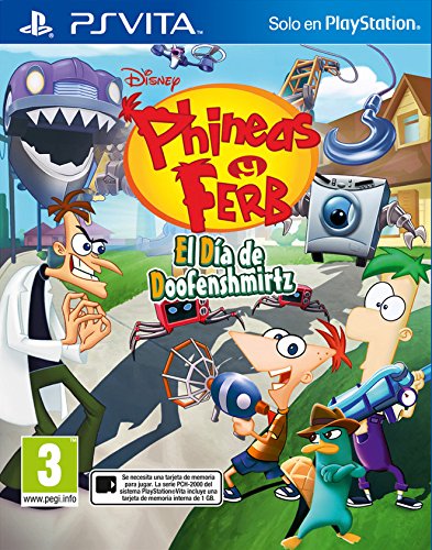 Jogo PS Vita Phineas and Ferb: Day of Doofenshmirtz (EN) Sony - Software de jogos de vídeo - ps vita, phineas, ferb, day of doofenshmirtz, eletrodomésticos, dr. doofenshmirtz