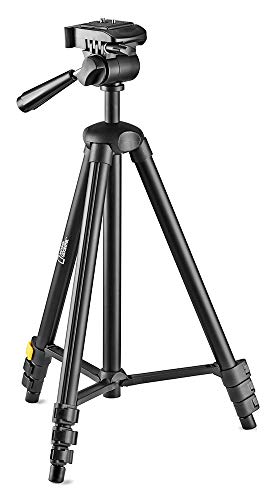 Tripé MANFROTTO 3-Way Pro Video (Alumínio - Altura Máxima: 165 cm) National Geographic - Acessórios de áudio - 16,5 cm, 1 kg, 3 pernas, alumínio