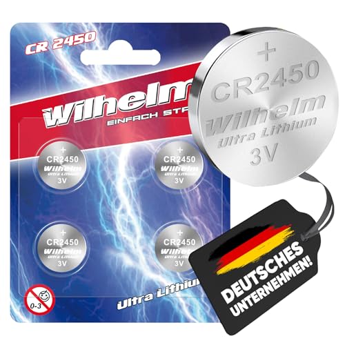 Pilha Recarregável CR2450 DL 4 unidades Wilhelm - Controlos de jogo - litio, 3 V, CR2450, 600 mah