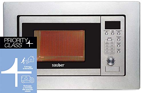 Micro-ondas SAUBER Hms02I (20 L - Com Grill - Inox) SAUBER - Fornos de microondas - 20 l, grill, inox
