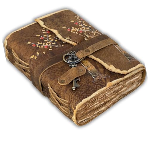 Agenda URBAN LEATHER Tree Of Life (Branco - 14.8x21x1cm) URBAN LEATHER - Papel de impressora e copiadora - capa couro, 14.8x21cm, alça documentos