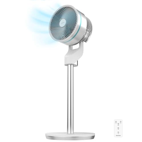 Ventoinha de Pé CECOTEC ForceSilence 1000 Smart Cecotec - Ventiladores - 60 W, Ø 9 cm, 3 velocidades, 50 dB, branco