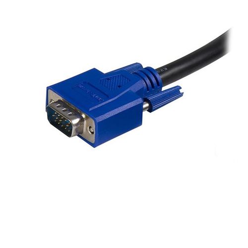 Adaptador STARTECH (KVM - USB-C - 3 m - Preto) STARTECH.COM - Cabos de armazenamento e transferência de dados - usb-c, 3m, 1920x1080, kvm