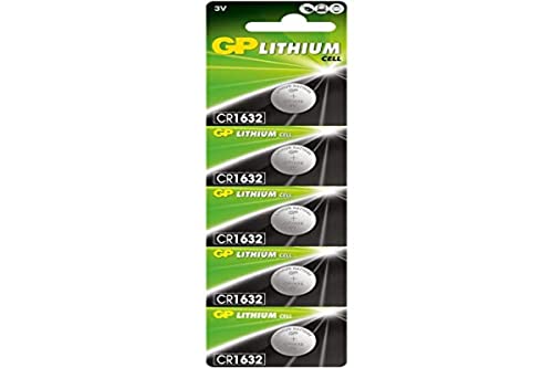 Pilhas GP BATTERIES CR1632/3V (5 unidades) GP - Baterias - litio, 3 V, CR1632, 150 mAh