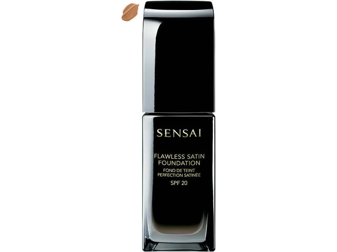 Base SENSAI Kanebo Flawless Satin Foundation SPF20 204.5-Warm Beige Sensai - Maquiagem facial - SPF20, 204.5, Warm Beige, 30ml