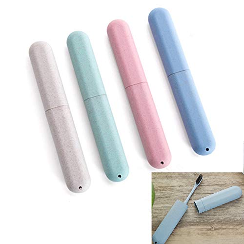 Escova de Dentes Portátil NULUXI 100% Paja de Trigo Nuluxi - Acessórios para escova de dentes - portátil, paja, trigo