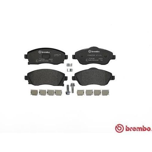 Pastilhas para Calços Brembo P59036 (4 peças) BREMBO - Sistema de freios de veículos motorizados - alumínio, preto, montagem sim, 4 peças