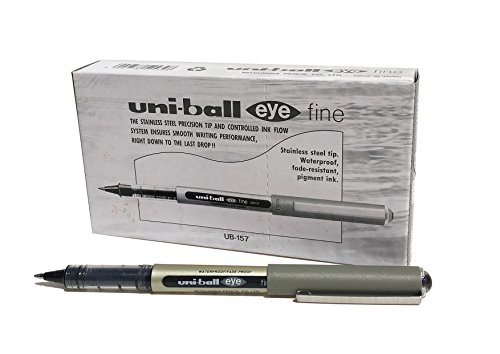 Caneta de Tinta Permanente UNI-BALL Eye Fine Uniball - Canetas - caneta, tinta permanente, uni-ball, eye fine, traço fino, precisa