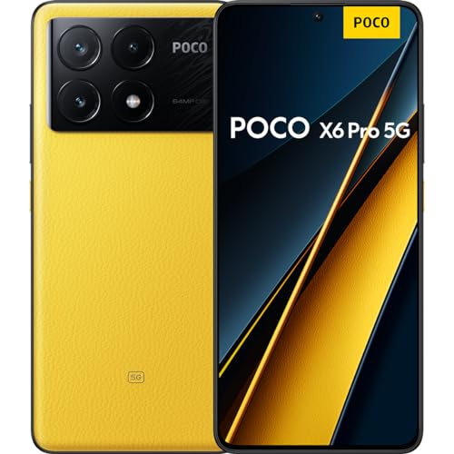 Smartphone POCO X6 Pro | 8 GB | 256 GB | Dual SIM | Amarelo Xiaomi - Telemóveis - android, 8 gb, 256 GB, dual sim
