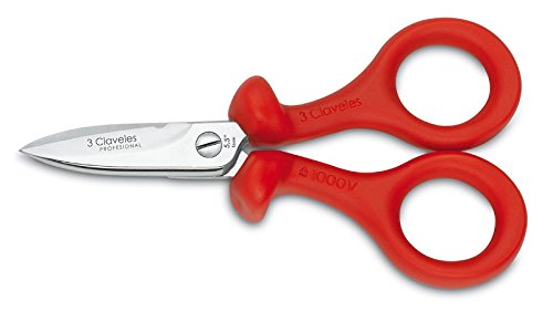 Tesoura de Eletricista PROFICARE 3 Clavells 3 Claveles - Ferramentas de corte e relevo para artesanato - eletricista, 3 dentes