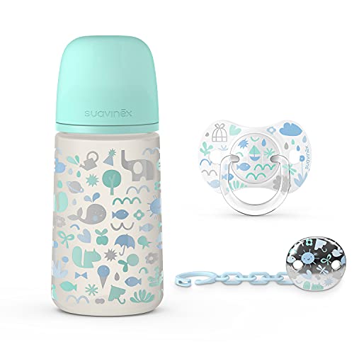 Conjunto de Acessórios para Bebé SUAVINEX Sx Pro Suavinex - Conjuntos de presente para bebê - biberão anticólicos, chupete 0-6 meses, broche, tetinas fisiológicas
