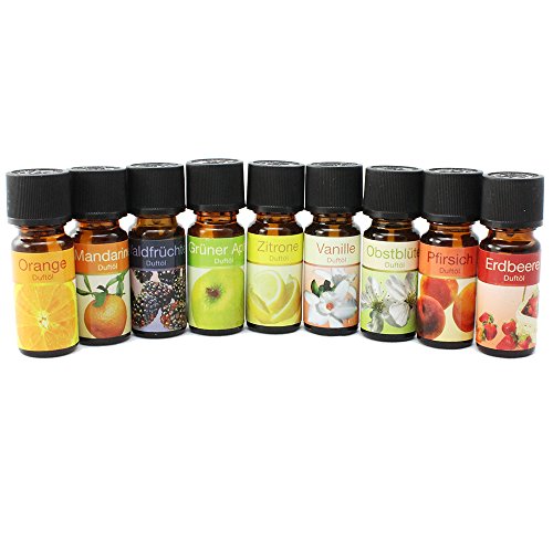 Óleo Essencial COM-FOUR 10x Óleos aromáticos Diferentes (10 ml) com-four - Óleo fragrante - óleo essencial, com-four, aromático, diferentes