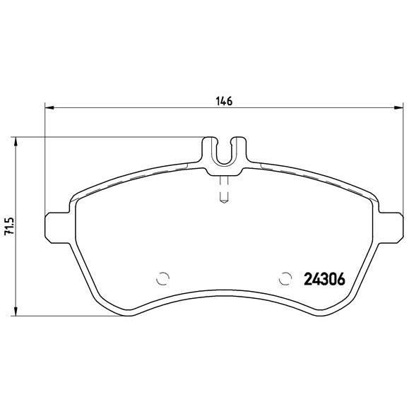 Pastilhas para Calotas de Freio BREMBO P50 067 BREMBO - Sistema de freios de veículos motorizados - novas, fácil de instalar, preto, 500 cm