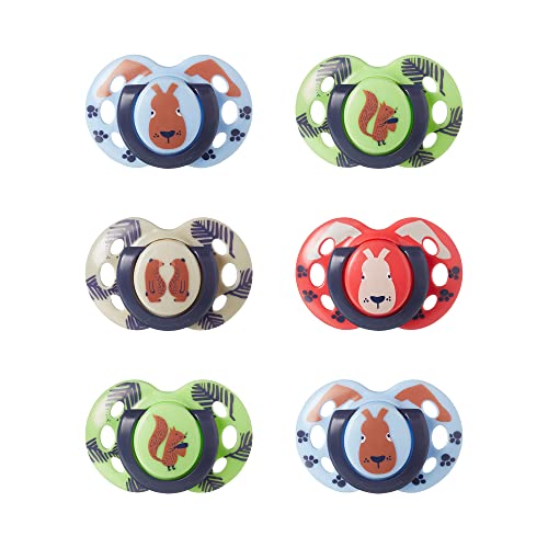 Conjunto de Chupetas TOMMEE TIPPEE Fun (6 Un) Tommee Tippee - Cuidados com a higiene oral - antirrefluxo, laváveis, silicone, sem BPA