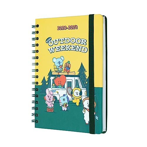 Agenda Escolar ERIK EDITORES BT21 (A5 - Semanal - 2023/2024) Grupo Erik Editores, S.L. - Calendários, organizadores e planejadores - agenda escolar, erik editores, bt21, A5, semanal, 2023-2024