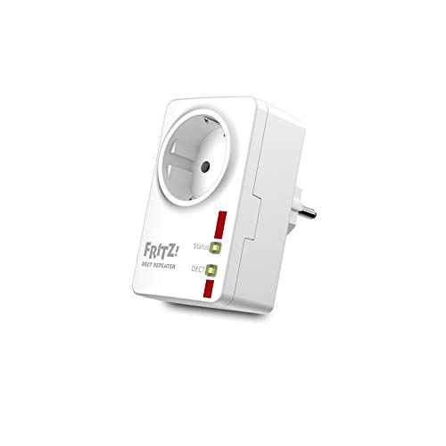 Repetidor de Sinal AVM FRITZ!DECT Repeater 100 AVM - Redes - cobertura, telefone DECT, FRITZ!Box, chamadas simultâneas
