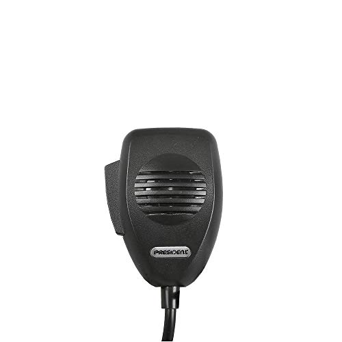 Microfone PRESIDENT DNC-518 (Com fio - 10 m - Preto) President - Acessórios de rádio de comunicação - com fio, 10m, preto
