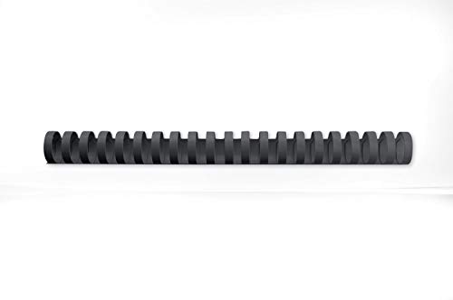 Argolas para Encadernação GBC 4028103 Preto GBC - Pentes e espiras de encadernação - 225 folhas, a4, pvc, preto