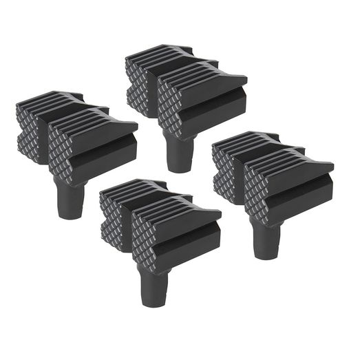 Conjunto de 4 Pontas para Banco SILVERLINE 548885 Silverline - Escovas e pentes para animais de estimação - conjunto, 4 pontas, banco