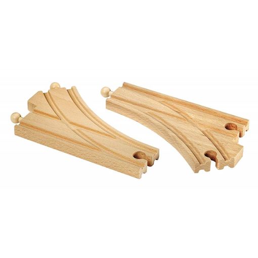 Peça para Pista Ferroviária BRIO 33346 | Castanho, Branco (Jogos de Sociedade) BRIO - Acessórios de trem de brinquedo - castanho, branco, madeira, sem pilhas