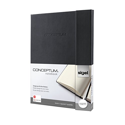 Caderno SIGEL Conceptum Softwave Preto e Creme Sigel - Cadernos e bloco de notas - caderno, sigel, conceptum softwave, preto, creme, aula