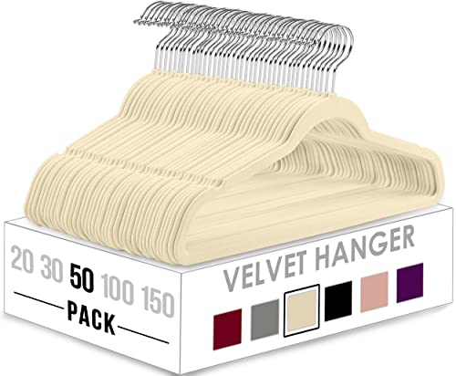 Utopia Home Premium Velvet Hangers 50 Peças Utopia Home - Cabides - premium, velvet, 50 peças