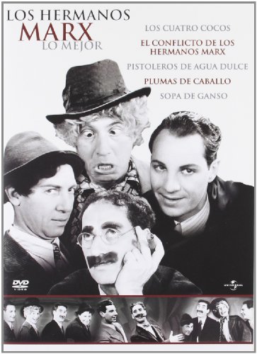DVD Pack: Los Hermanos Marx (Edição em Espanhol) UNIVERSAL - Dvds e vídeos - dvd pack, hermanos marx, edição espanhol