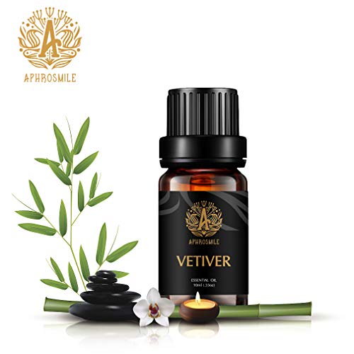 Óleo Essencial PURESANATURE Purevetiver (10 ml) Aphrosmile - Banho e corpo - óleo essencial, purevetiver, 10 ml