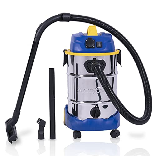 Aspirador de pó e líquidos GOODYEAR GYH30L GOODYEAR - Aspiradores - 20L, 1600w, filtro hepa, 5m