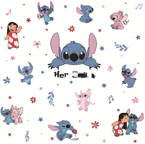 Autocolantes Decorativos DISNEY Ultimate Stitch NvWang - Papel de parede - autocolantes, decorativos, disney, stitch, águas, inofensivos
