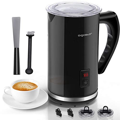 Batedor de Leite AIGOSTAR 300100RJP (240 ml - 500 W) Aigostar - Espumadores de leite e vaporizadores - 500 W, 240 ml, preto, plástico