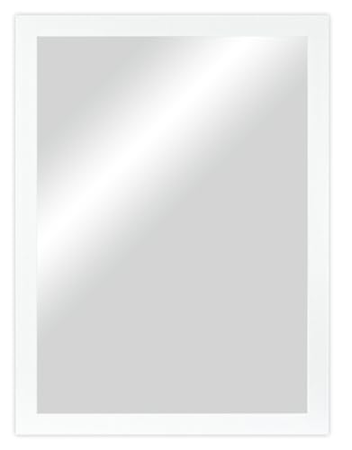 Espelho de Parede CHELY Intermarket Mod-128 (Branco - Vidro - 40 x 60 cm) Chely Intermarket - Espelhos - vidro, 40x60 cm, moderno