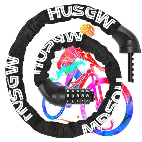 Cadeado para Bicicletas HUSGW 4*830 mm WENZHOU JINJIAN SMART LOCK CO.,LTD - Fechaduras e chaves - 4*830 mm, bloqueio seguro, chave, combinación