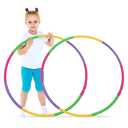 Conjunto 2 Hula Hoops AOREUN (Multicor - 50x70cm) Aoreun - Exercício e fitness - hula hoops, multicor, 50x70cm