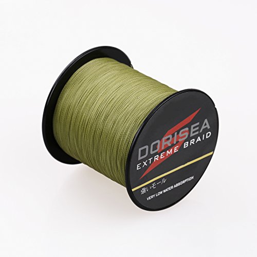 Dorisea Extreme Braid Line 100% Pe 300 M/328 Yards DORISEA - Roupa - pé, 0,3 mm, verde, 328 yards