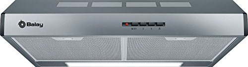 Exaustor BALAY 3BH263MX (545 m3/h - 90 cm - Inox) Balay - Exaustores - 545 m3/h, 90 cm, inox